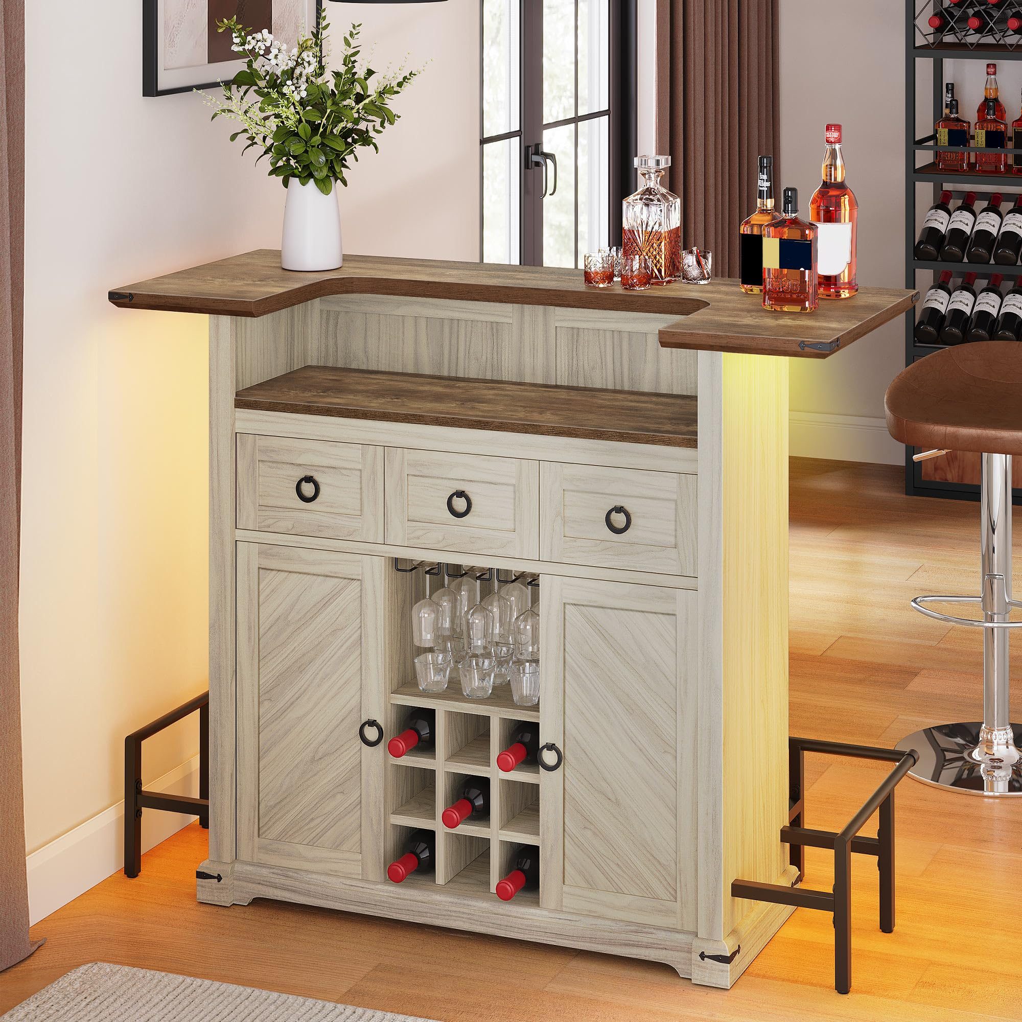 Large-capacity household cabinet floor multi-layer storage